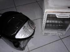 Electronic liquid boiler   electric toaster oven - $20 total