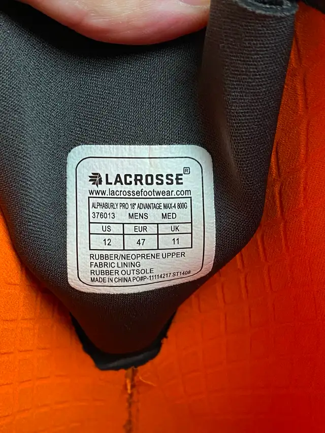 LACROSSE ALPHABURLY PRO 18 ADVANTAGE MAX-4 800G, boots - Photo 7