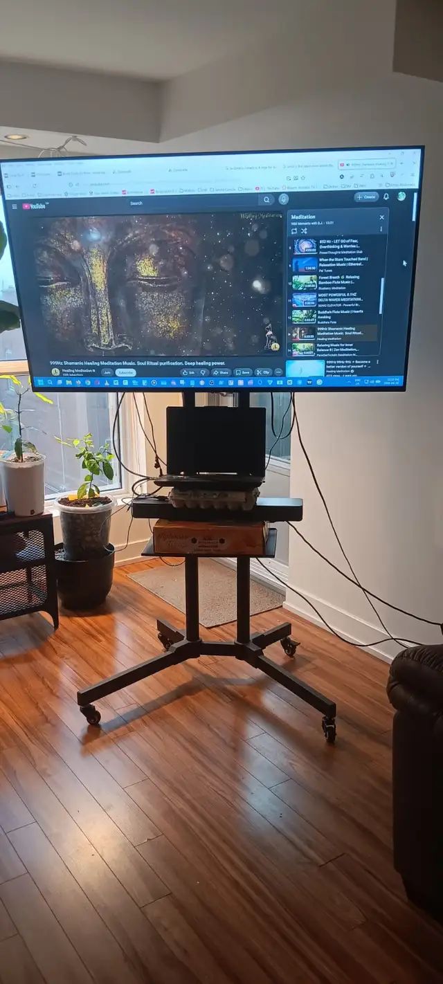 58' Big Screen TV Bundle   Bose Soundbar   Rolling Stand - Compl - Photo 5