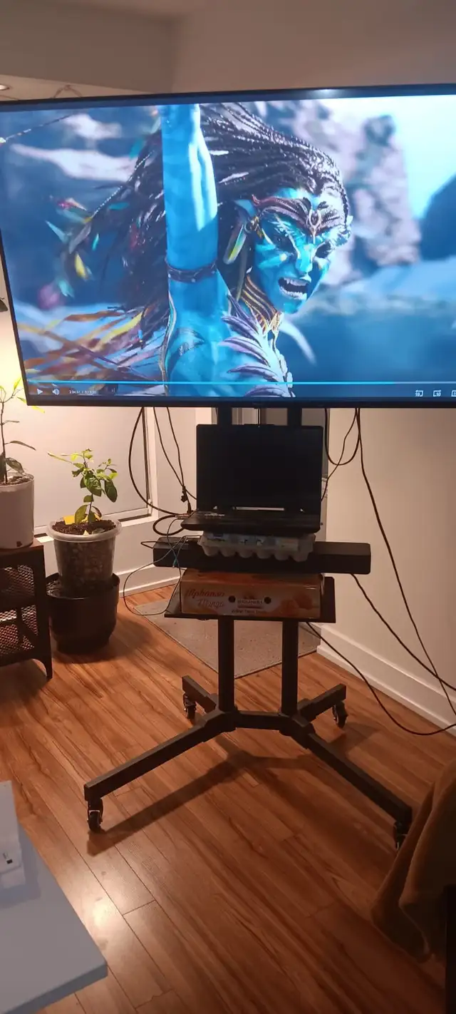 58' Big Screen TV Bundle   Bose Soundbar   Rolling Stand - Compl - Photo 8