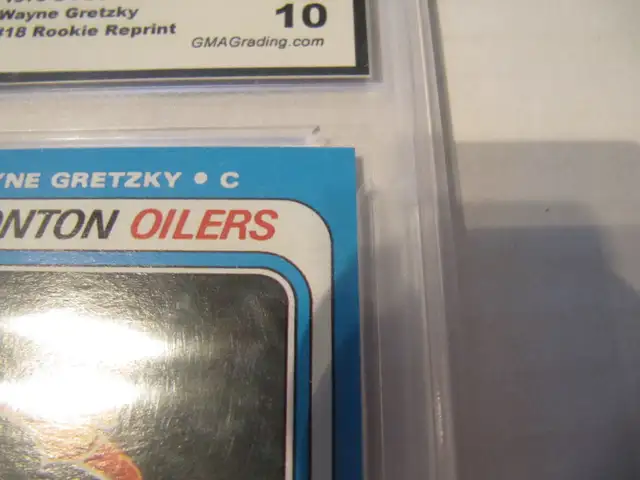 Wayne Gretzky C 1979 OPC #18 Rookie Reprint Card GMA Graded 10 - Photo 3