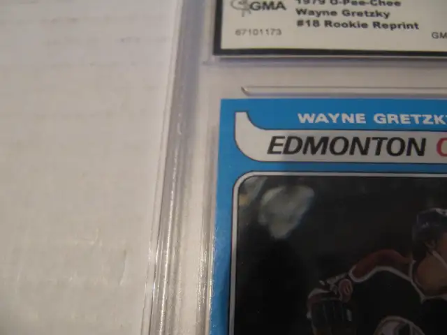 Wayne Gretzky C 1979 OPC #18 Rookie Reprint Card GMA Graded 10 - Photo 4