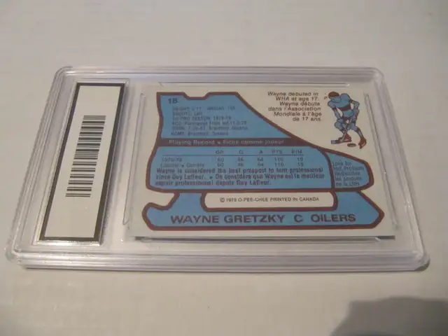 Wayne Gretzky C 1979 OPC #18 Rookie Reprint Card GMA Graded 10 - Photo 7