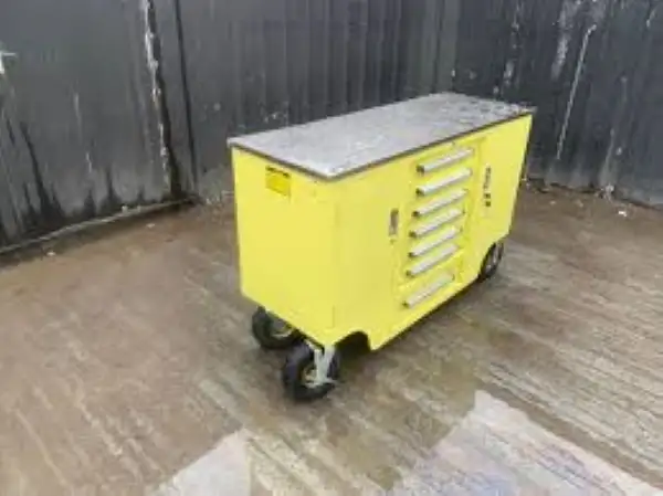 5FT Steel Workbench 2 Cabinets 7D - Photo 4