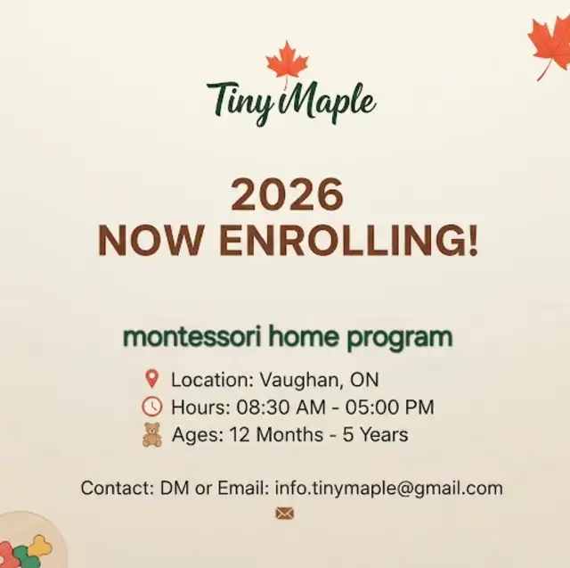 Tiny Maple Montessori – 10 Years of Experience