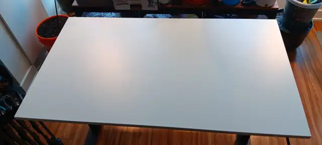 Solid Steel Manual Height-Adjustable Desk - Heavy Duty Workstati - Photo 3