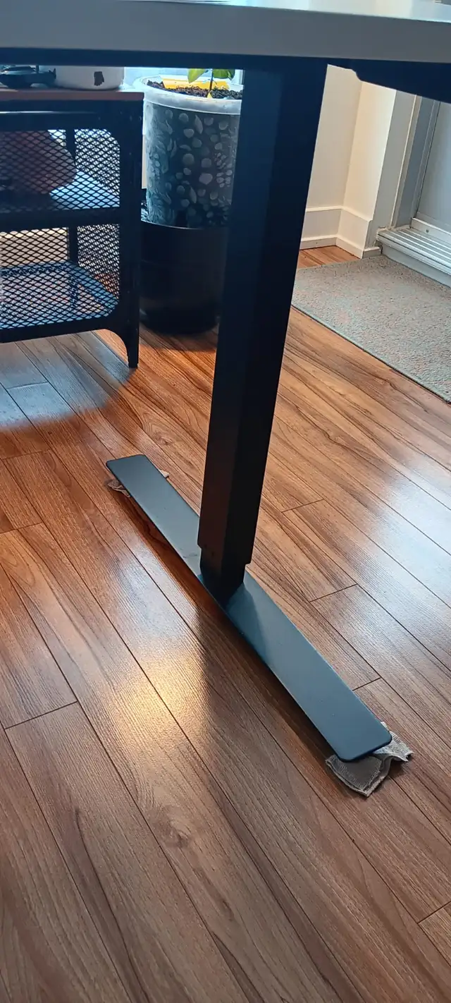 Solid Steel Manual Height-Adjustable Desk - Heavy Duty Workstati - Photo 8