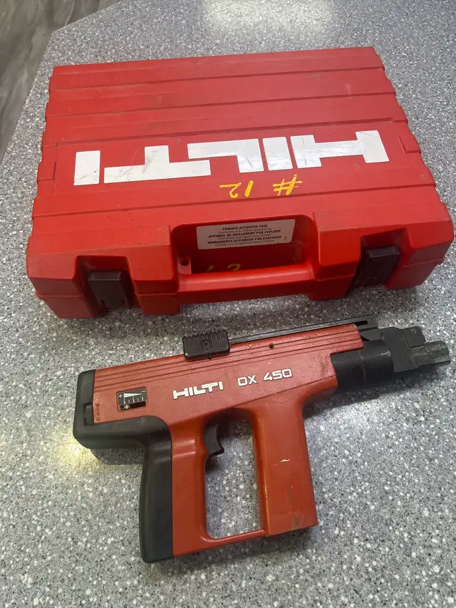 Hilti DX450 Concrete Powder Nailer Kit With Case - Photo 2