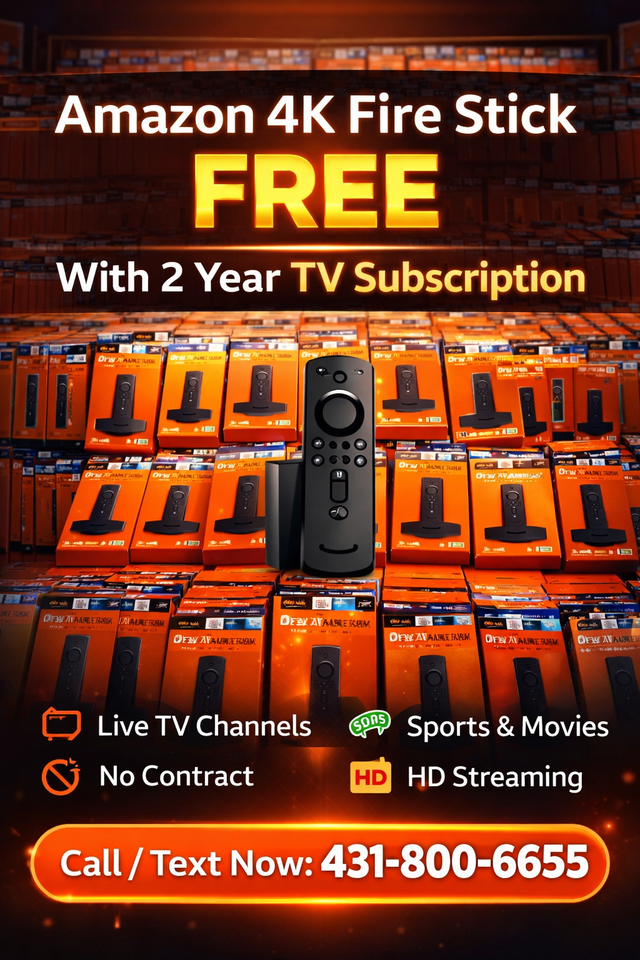 FREE Amazon 4K Fire Stick   2 year Subscription