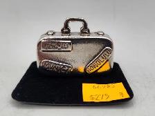 Tiffany & Co. .925 Sterling Silver Suitcase Pill Box