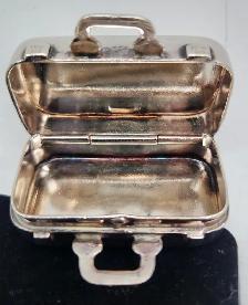 Tiffany & Co. .925 Sterling Silver Suitcase Pill Box - Photo 6