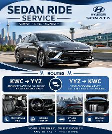 Airport Ride Kitchener/Waterloo/Cambridge ⇄ Toronto Pearson (YYZ