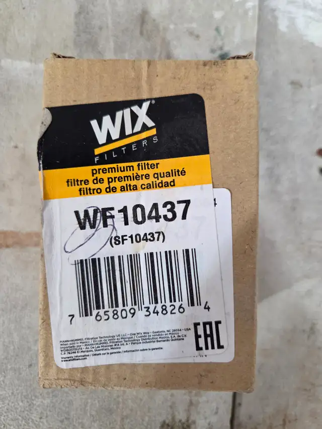 Onan Marquis Generator fuel filter