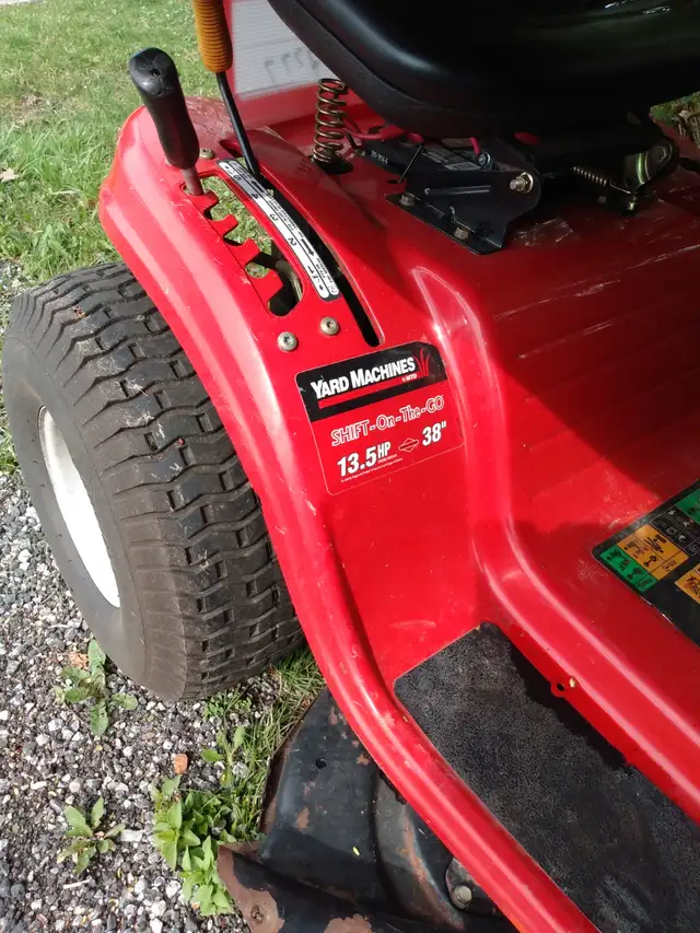 Yard Machines Riding Lawnmower - Photo 2