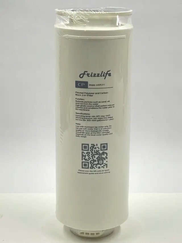 Brand New Genuine Frizzlife ASR211 Replacement Filter Cartridge