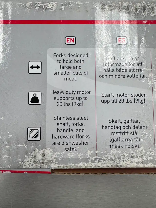 Weber Stainless Steel Grill Rotisserie - BRAND NEW - Photo 3