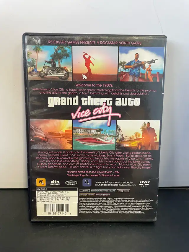 PS2 GRAND THEFT AUTO VICE CITY - Photo 3