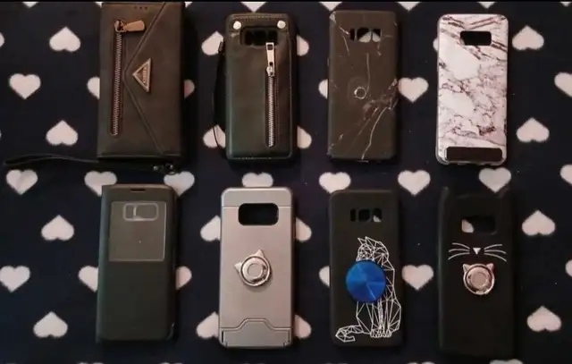 8 Hardly Used Samsung Galaxy S8 Cellphone Cases
