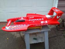 Remote Control Hydroplane Race Boat - 1/5 Scale