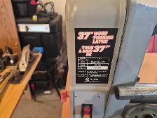 Wood turning Lathe, belt / disc sander, tools