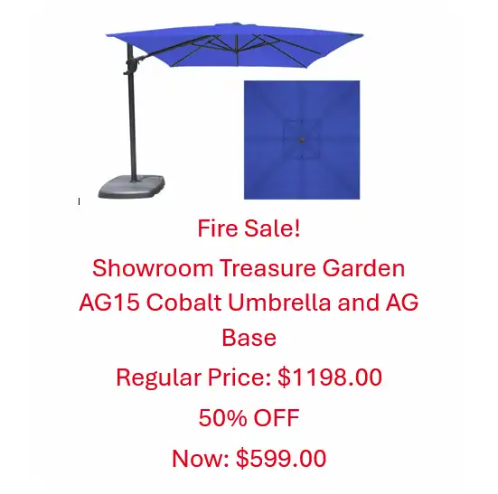 FIRE SALE - New Large 10 ft Patio Umbrella / Parasol de jardin