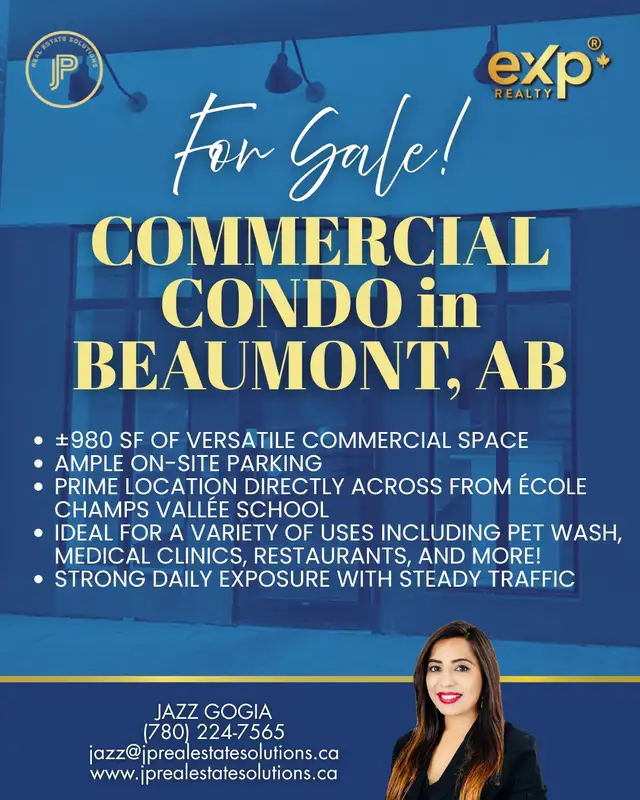 Commercial Condo for Sale in Beaumont, AB