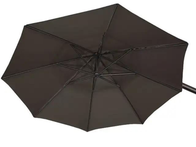 FIRE SALE -Black 9 foot Cantilever Patio Umbrella Parasol Jardin - Photo 4