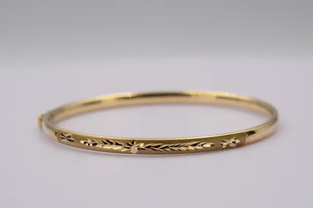 10K BABY BANGLE - Photo 3