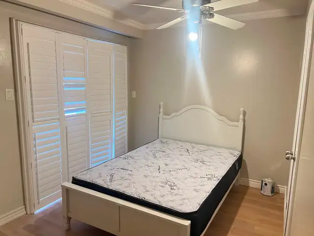 One bed room with private bathroom available immediately