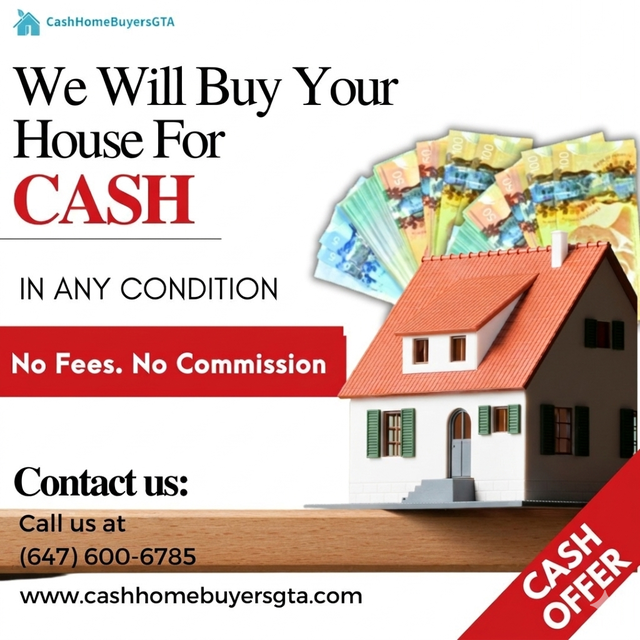 Cash House buyers in London ON, offer in 24 hours (647) 600-6785