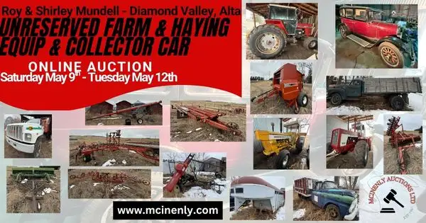 Mundell Farm & Haying Equip Online Auction Diamond Valley AB