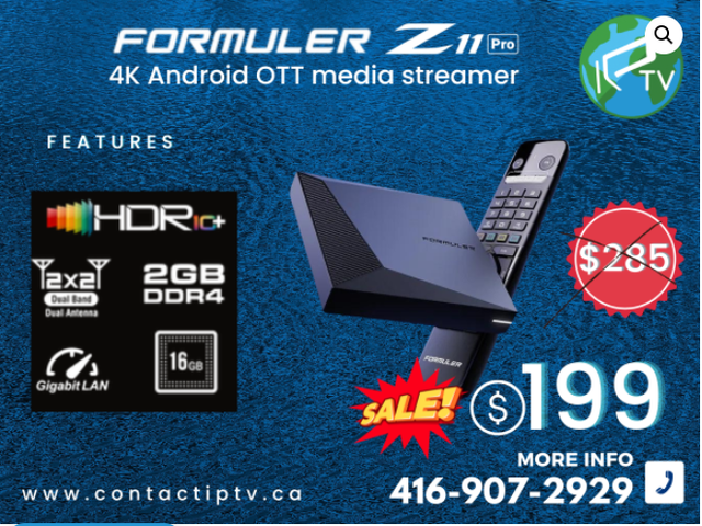 Android TV Box – 4K Streaming Media Player 416-907-2929