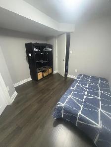 Furnished Single Room for Rent in Basement- Bovaird/Castelmore
