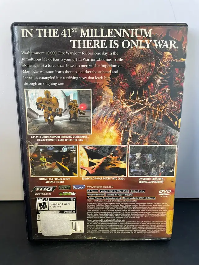 PS2 WARHAMMER 40,000 FIRE WARRIOR - Photo 3