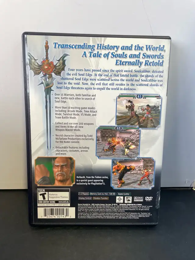PS2 SOUL CALIBUR II - Photo 3