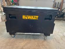 Heavy Duty Dewalt job site box on casters