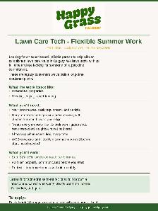 Lawn Care Tech - Flexible Summer Work - Photo 2