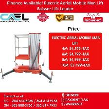 Finance! New Cael Electric Aerial Mobile Man Lift Scissor Lift L
