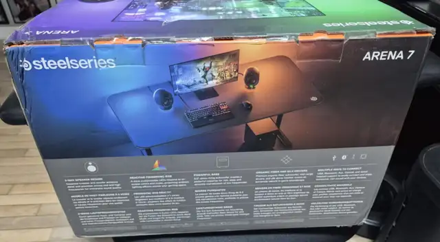 STEELSERIES ARENA 7 RGB 2.1 SPEAKERS – NEW SEALED – SAVE BIG 260 - Photo 2