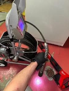 Clay pipe PVC pipe Cast Iron Underground Drain CameraLocateSnake