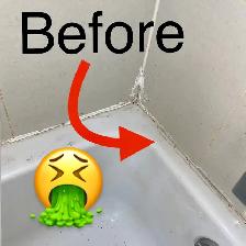 Old Shower and Bathtub Silicone Caulk Grout