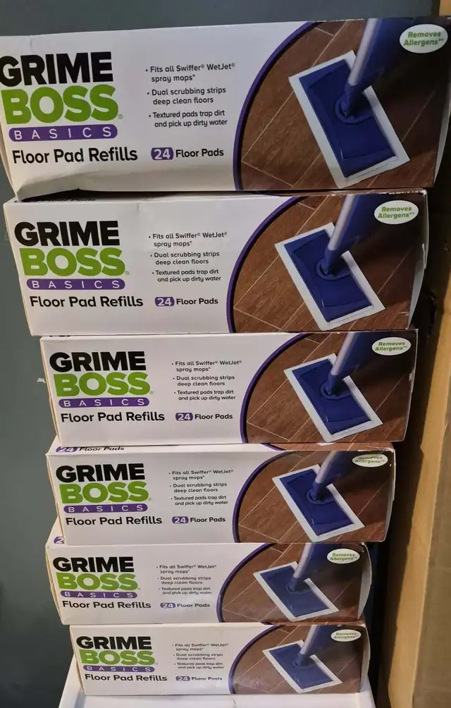 SWIFFER WETJET PAD REFILLS – 24 COUNT – NEW – BULK DEAL