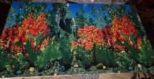 48' AQUARIUM / TERRARIUM BACKDROP – REVERSIBLE – 2 SCENES – $10