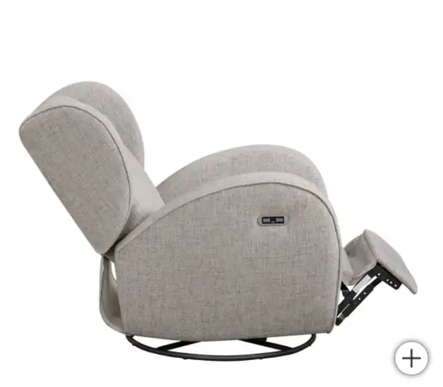 Fabric rocker swivel power recliner - Photo 4
