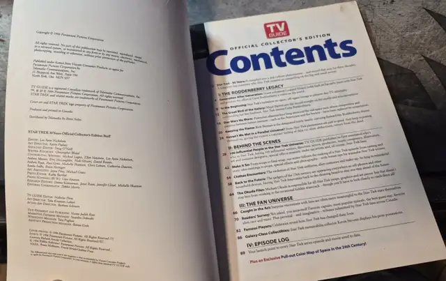 STAR TREK 30 YEARS – TV GUIDE COLLECTOR’S EDITION – COMPLETE $20 - Photo 4