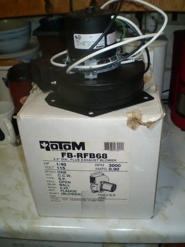 VENT BLOWER -ROTOM FB-RFB-68 KIT-NEW OPEN BOX $60 - Photo 2