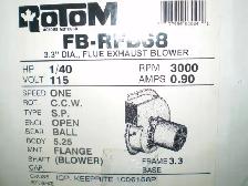 VENT BLOWER -ROTOM FB-RFB-68 KIT-NEW OPEN BOX $60 - Photo 3