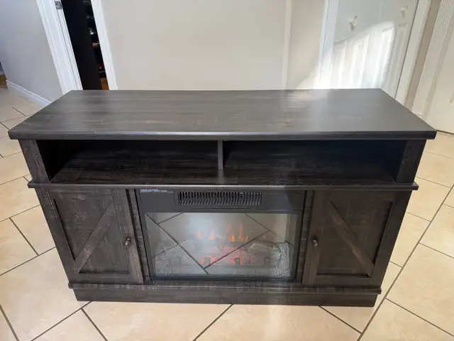 Fireplace TV stand…VERY GOOD CONDITION…ONLY $150