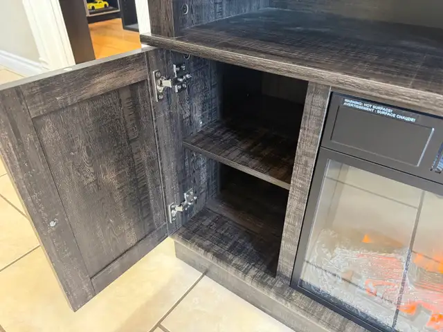 Fireplace TV stand…VERY GOOD CONDITION…ONLY $150 - Photo 3