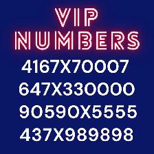 Vanity/ VIP Numbers for sale